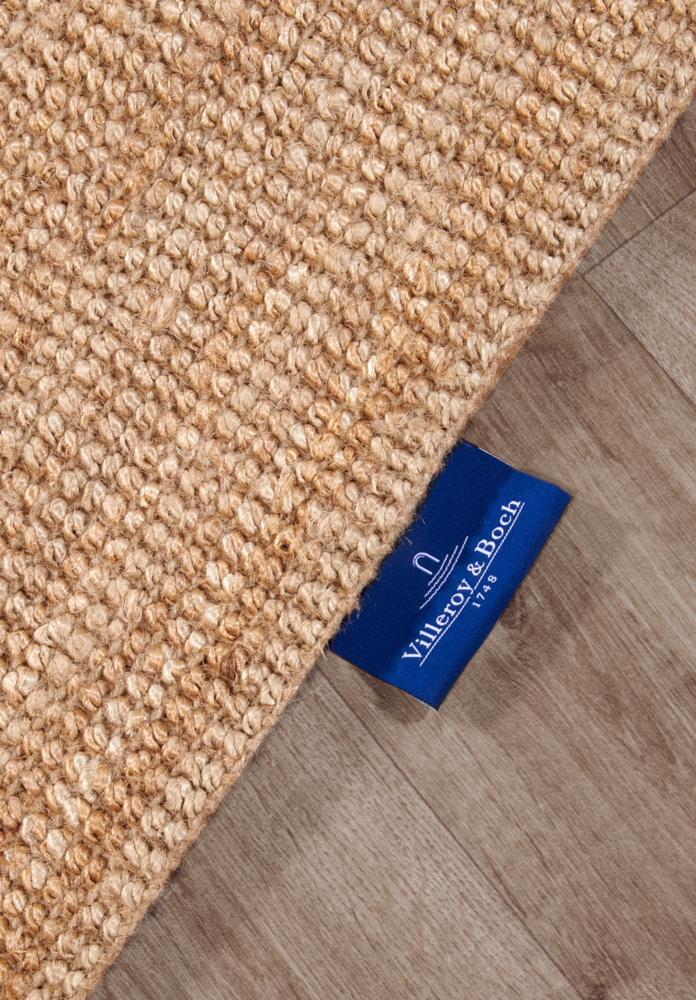 Villeroy & Boch Teppich »Rosalie Juteteppich«, rechteckig, 10 mm Höhe, Läufer, 100% Jute, Natur, Wohnzimmer, Esszimmer, Schlafzimmer, GRS