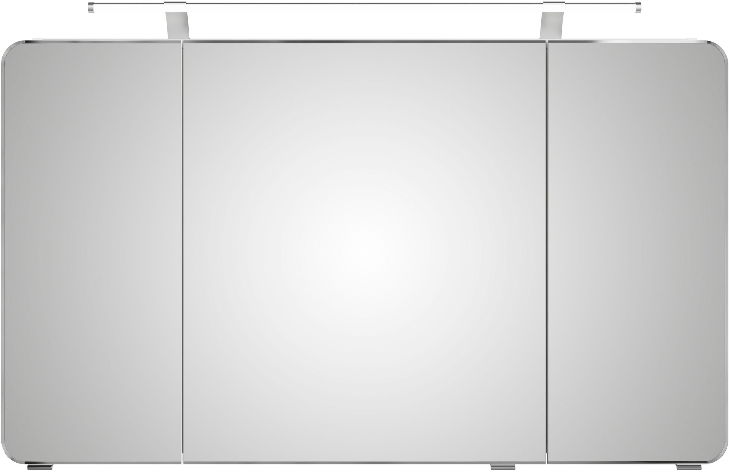 Saphir Badmöbel-Set »Serie 4005, vormontiert, Glaswaschbecken, Spiegelschrank«, (Set, 5 St.), Badezimmer-Set mit Unterschrank, Midischrank, inkl. Türdämpfer