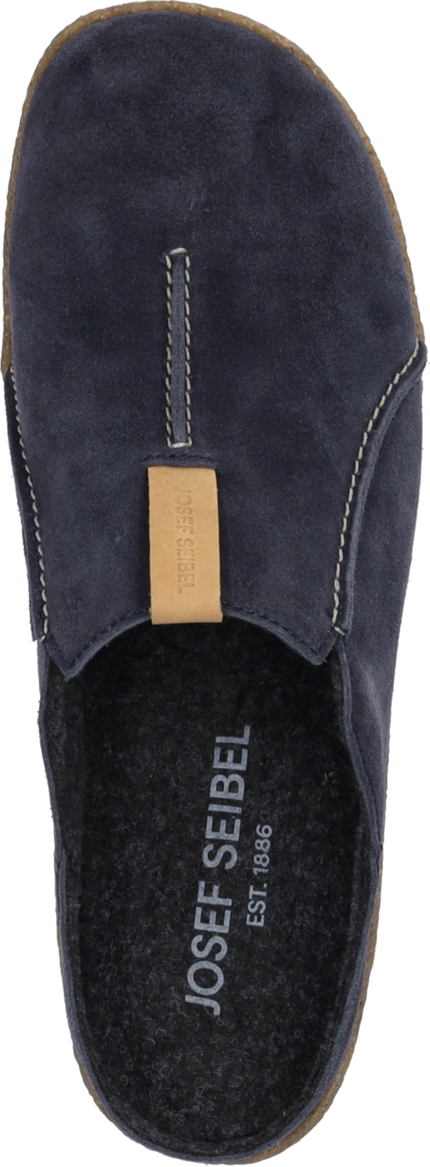 Josef Seibel Hausschuh »Vince 02«  Schlupfschuh mit Kontrastbesatz und Logoprägung, H-Weite