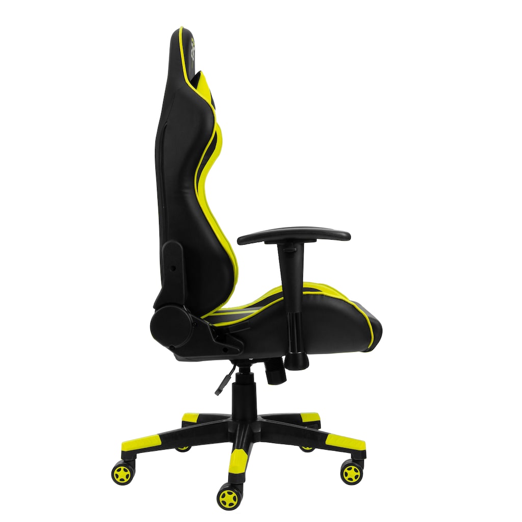 Hyrican Gaming-Stuhl »"Striker Copilot" schwarz/gelb, Kunstleder, ergonomischer Gamingstuhl«, Bürostuhl, Schreibtischstuhl, geeignet für Jugendliche und Erwachsene
