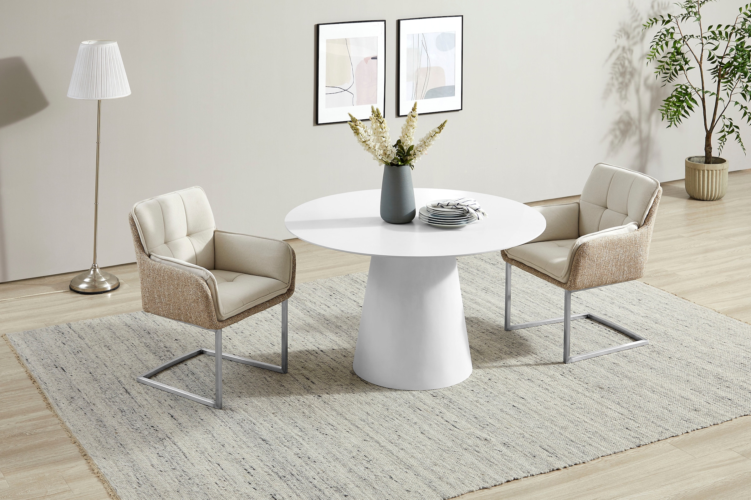 PLACES OF STYLE Esszimmerstuhl »Durham, TOPSELLER!, 1 Esszimmerstuhl in modernem Design, Sitz und Rücken gepolstert