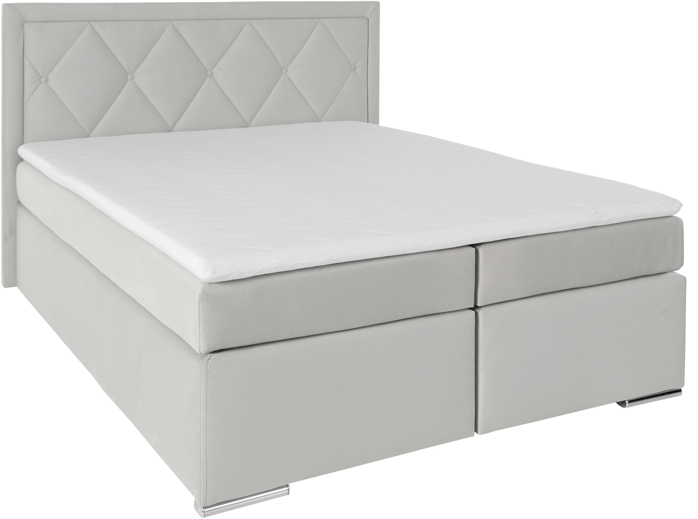 Leonique Boxbett »Alfie, Bestseller, wahlweise mit Bettkasten«, mit Knopfheftung im Kopfteil, H2, H3 und H4 wählbar