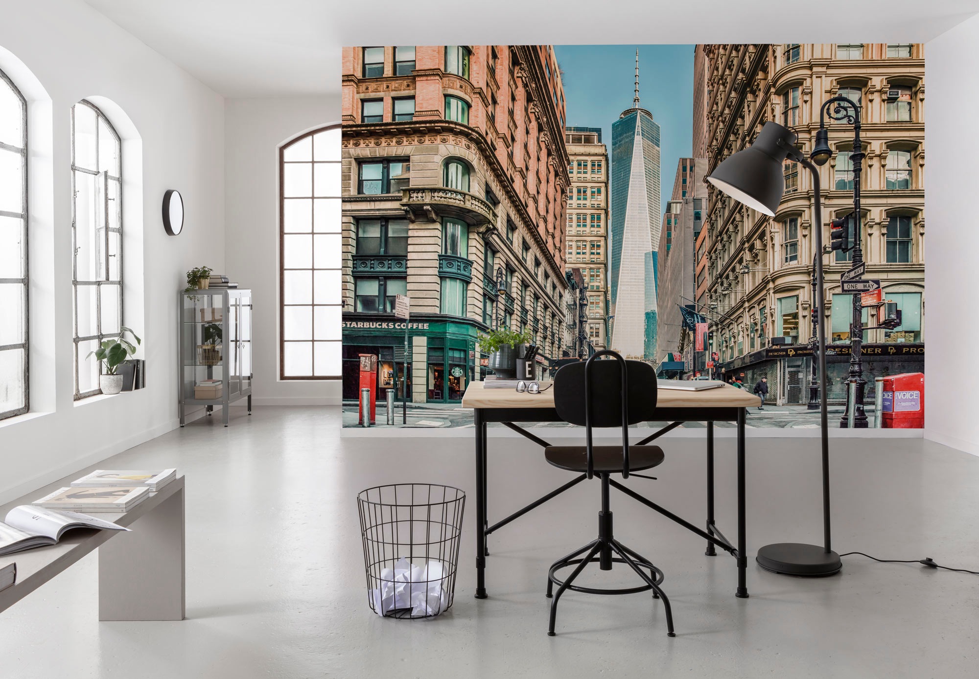 Komar Fototapete »Vlies - Downtown - Größe 368 x 248 cm«, bedruckt, Wohnzimmer, Schlafzimmer