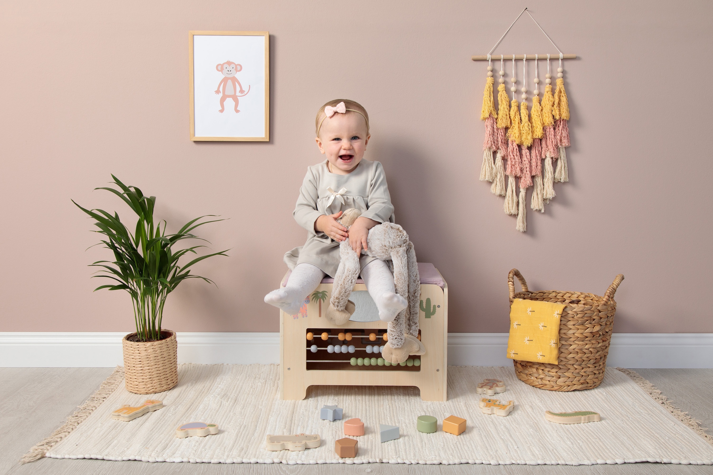 MUSTERKIND® Spielcenter »Motorik-Center Abelia, Safari«, aus Holz