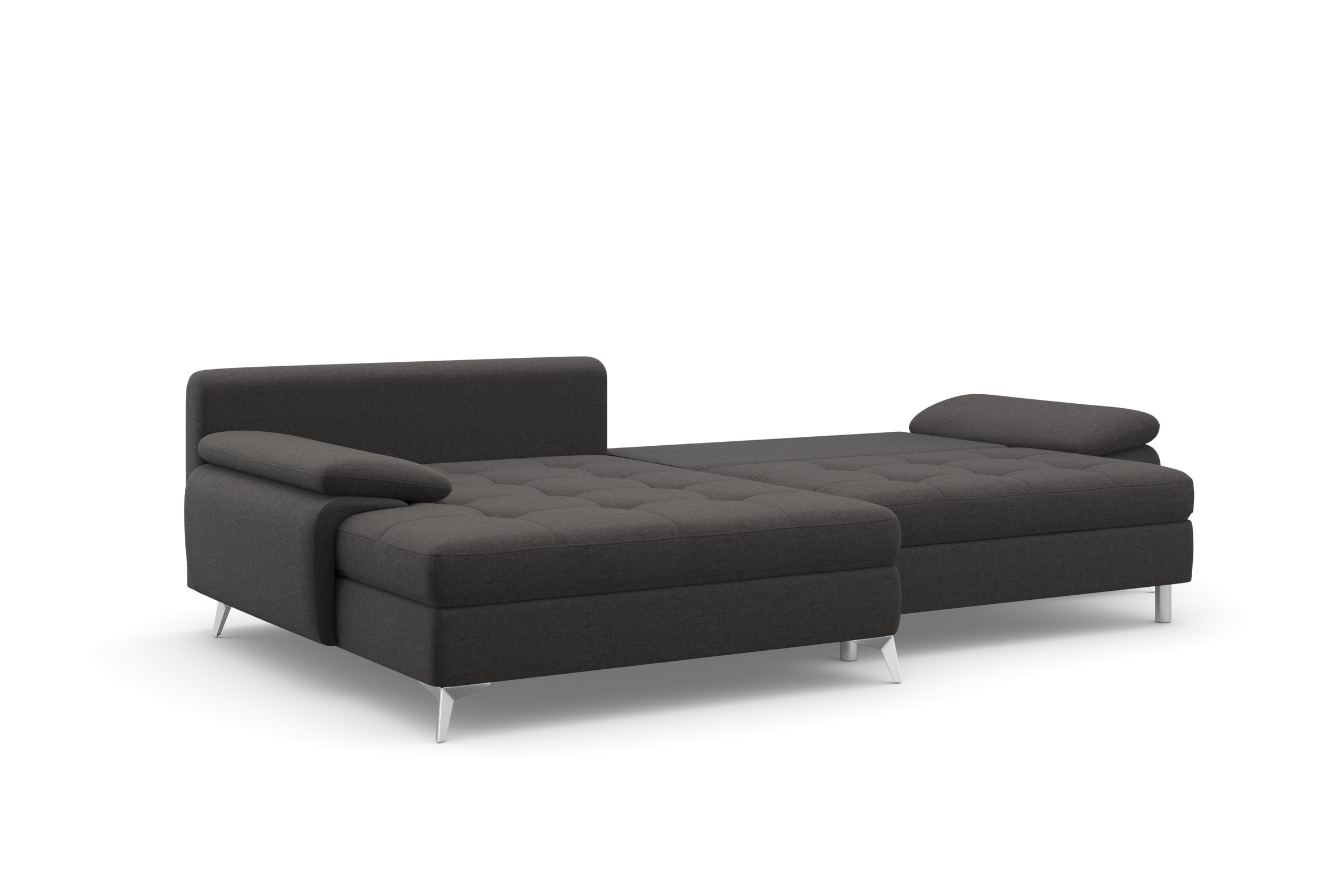 sit&more Ecksofa »Latigo L-Form«, mit Mega-Recamiere, wahlweise mit Bettfunktion und Bettkasten