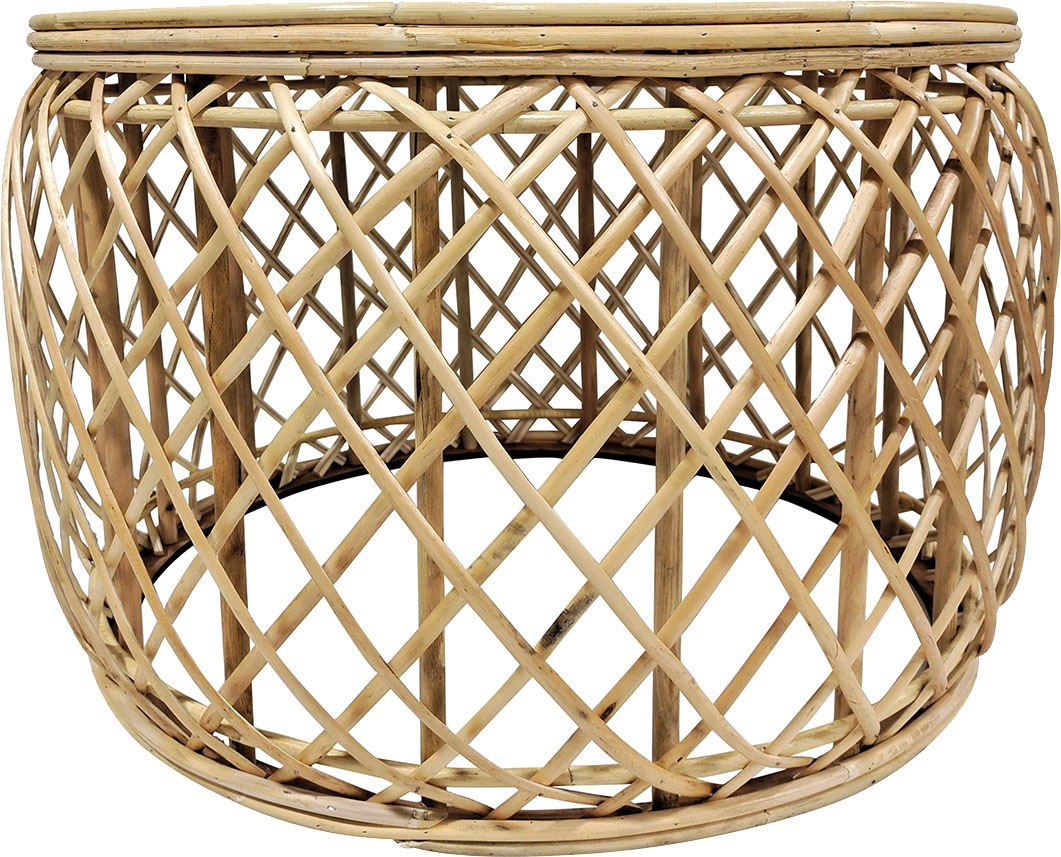 Kayoom Beistelltisch »Rattan Tisch Massa 125, Beistelltisch mit Hingucker-Q günstig online kaufen