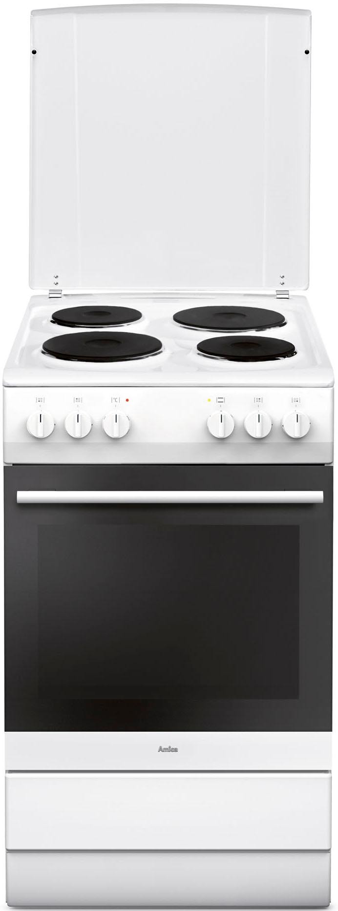 Amica Platten-Standherd »SHE 11511-1 W«, SteamClean
