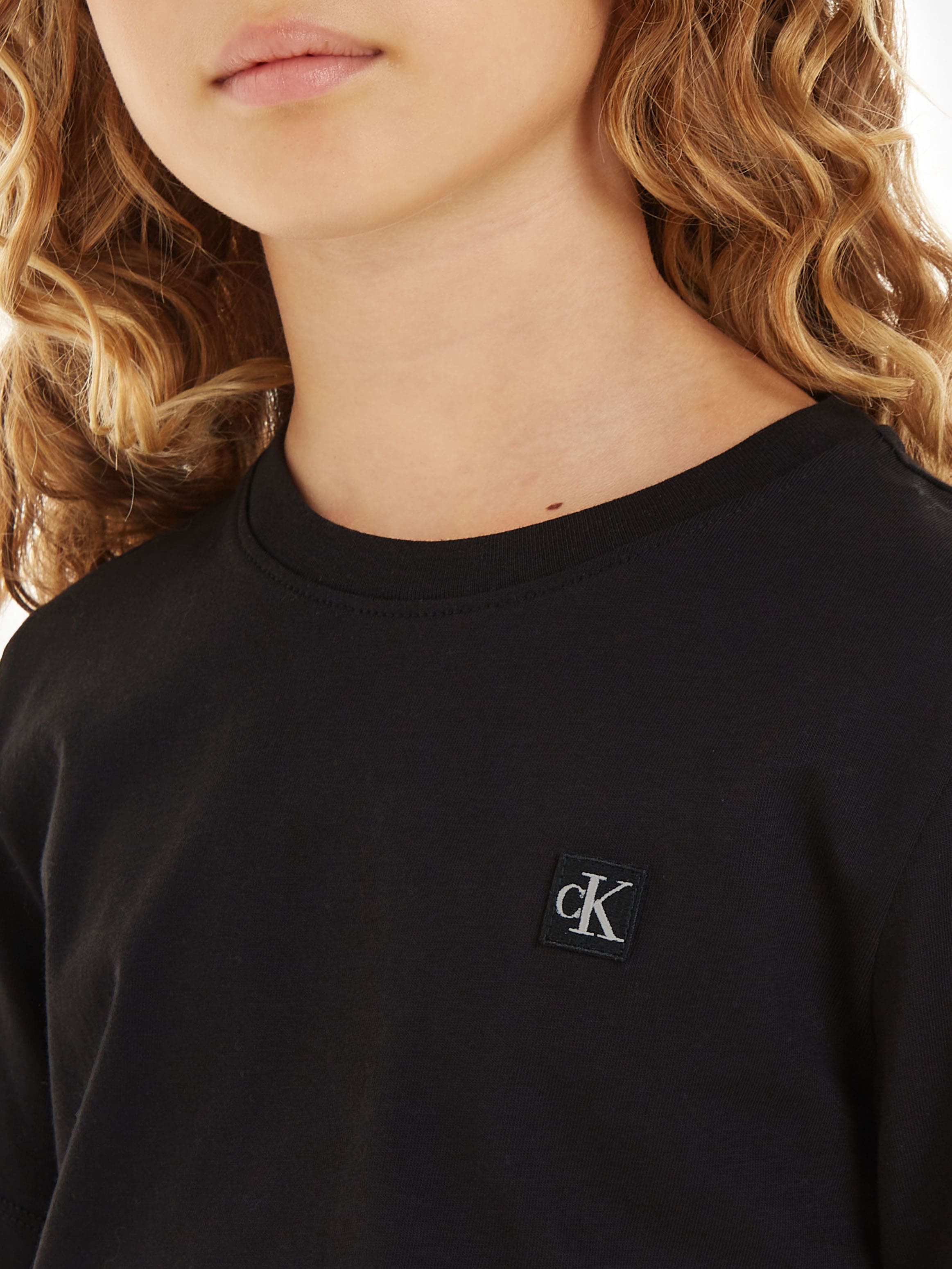 Calvin Klein Jeans T-Shirt »MONOGRAM MINI BADGE T-SHIRT« für Kinder bis 16 Jahre