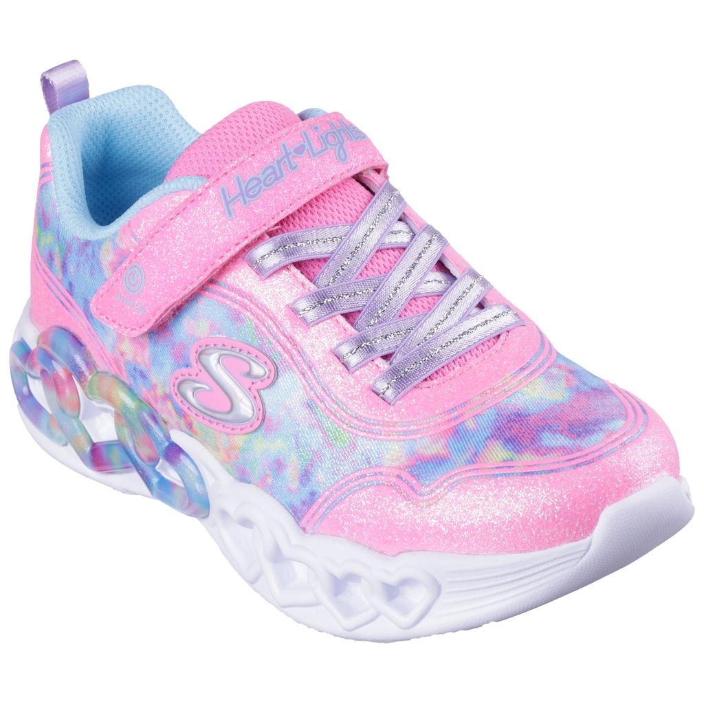 Skechers Kids Slip-On Sneaker »INFINITE HEART LIGHTS, Blinkschuh«, mit leuchtender Laufsohle