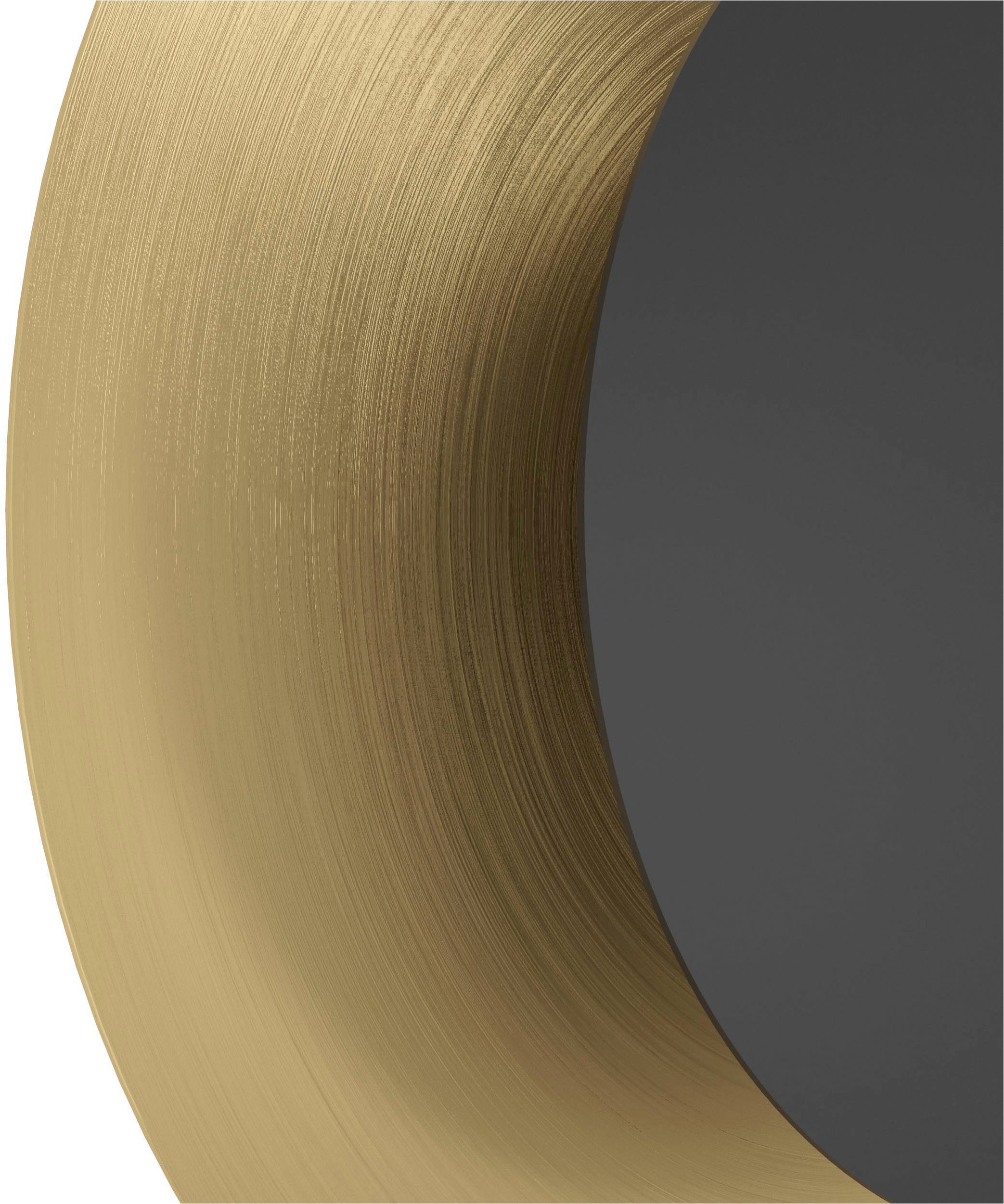 EGLO Wandleuchte »Tocina Wandlampe, Wandbeleuchtung mit indirekter Beleuchtung, elegant« LED-Modul 1 Stk. Warmweiß Wand-/Deckenleuchte - Ø24 x AL6 cm - schwarz, messing-gebürstet