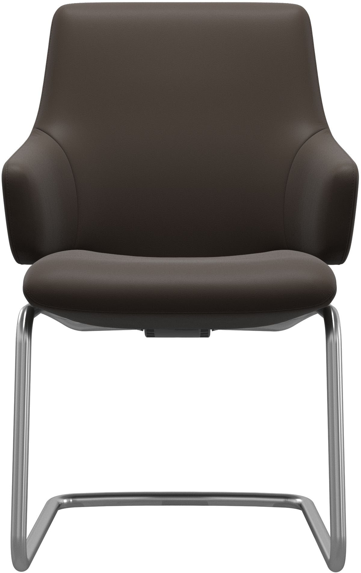 Stressless® Polsterstuhl »Laurel«, Leder BATICK, Low Back mit Armlehne, Größe L, mit Beinen aus Stahl in Chrom matt