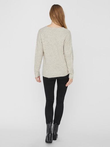 Vero Moda »VMCREWLEFILE LS V-NECK BLOUSE NOOS«
