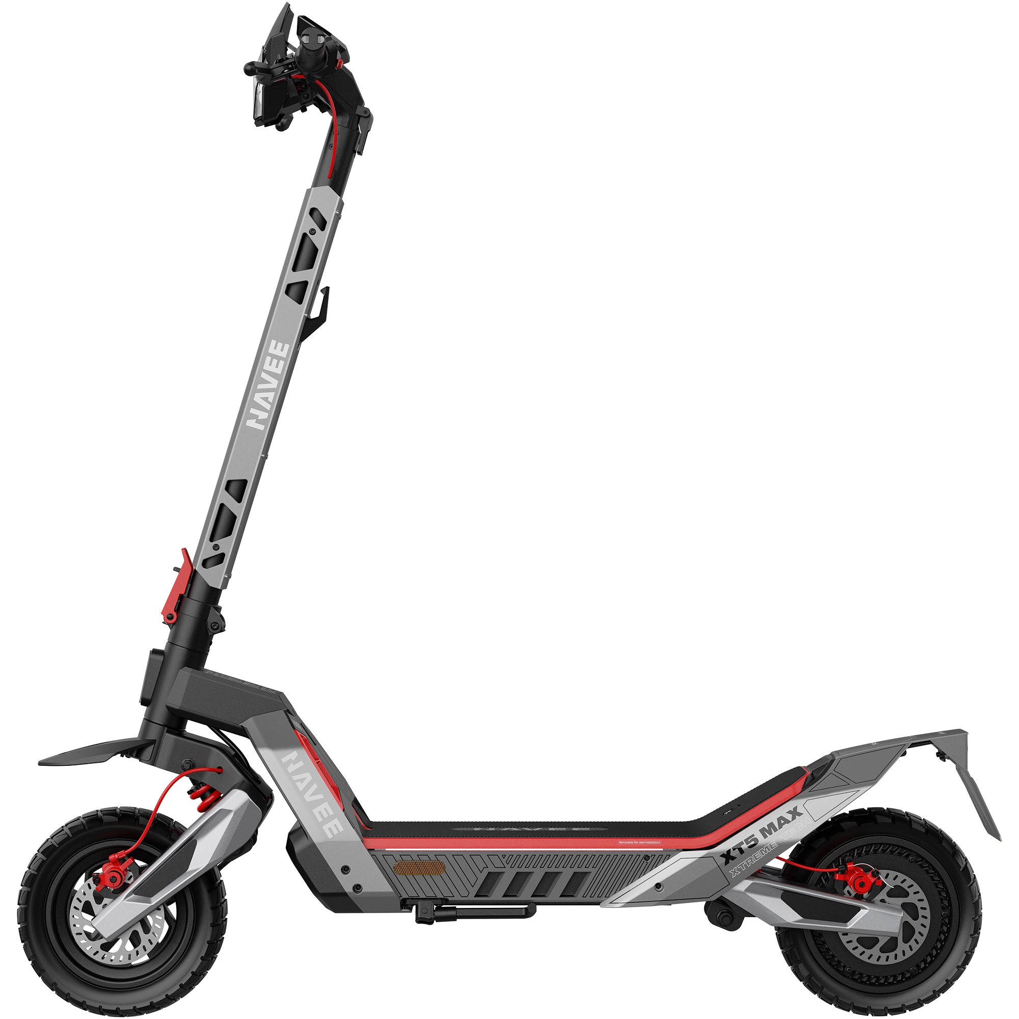 NAVEE E-Scooter »XT5 Max Electric Scooter« 20 km/h 110 km TCS, Bluetooth‑Entsperrung, BMS, Find My, 12" Offroad‑Reifen