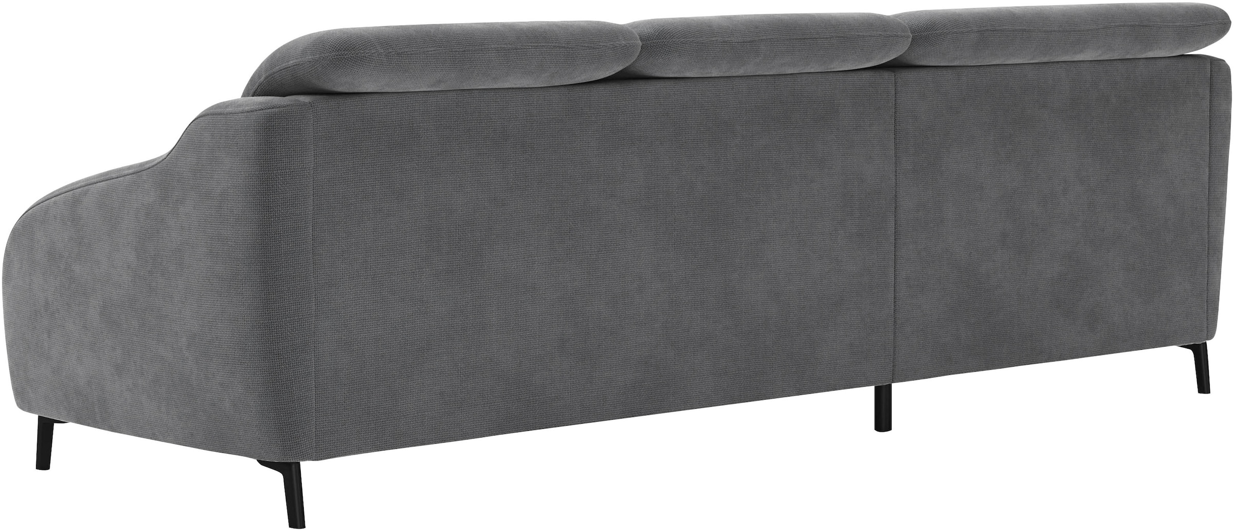 sit&more Ecksofa »Blues L-Form«, wahlweise mit Klapptisch und USB