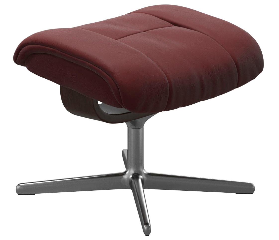 Stressless® Fußhocker »Mayfair«, mit Cross Base, Größe S, M & L, Holzakzent Braun