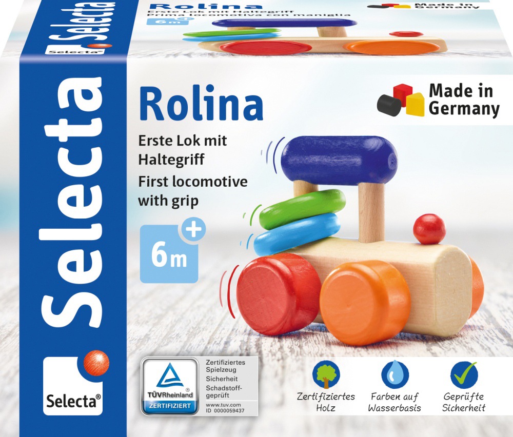 Selecta Greifspielzeug »Rolina, Lok-Greifling, 8,5 cm«, Made in Germany