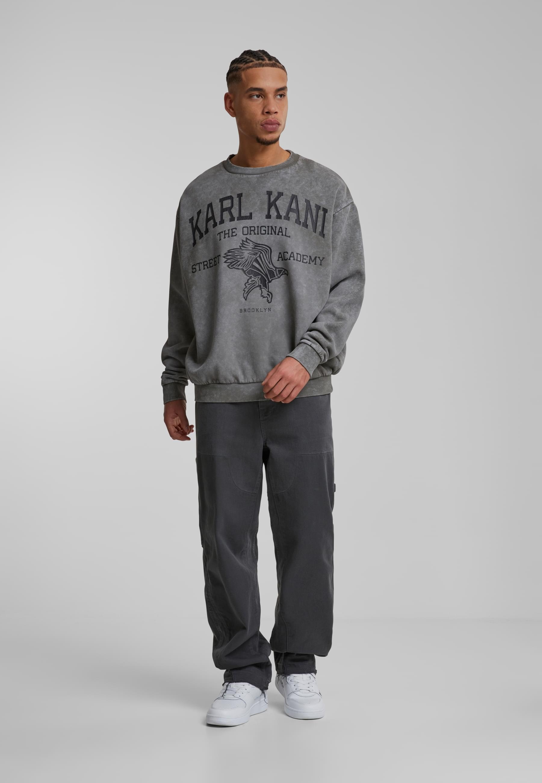 Karl Kani Rundhalspullover »Karl Kani Karl Kani Kani Street Academy OS Crew« 1 Stk.