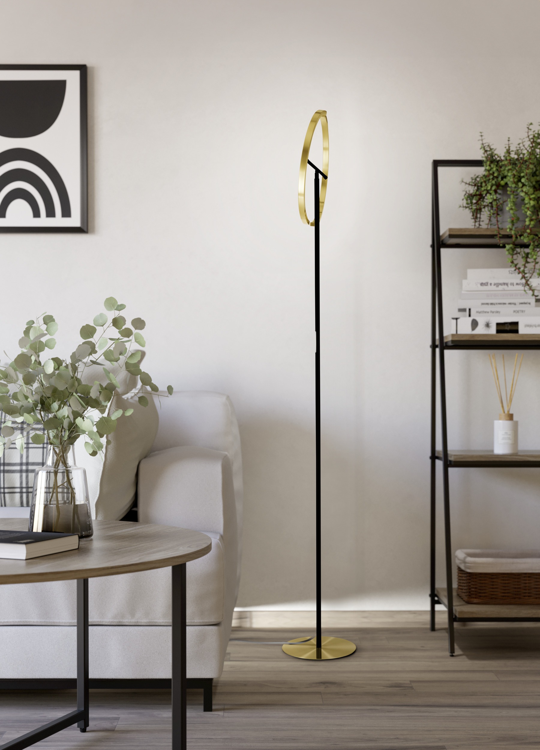 EGLO Stehlampe »CASTELPOTO Stehlampe - Stahl - LED - 2X8,8W - IP20« LED-Mod günstig online kaufen