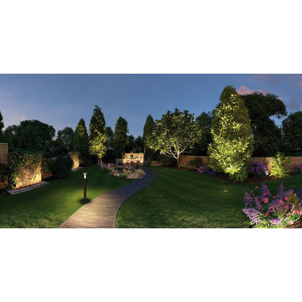 Paulmann LED Gartenstrahler »Plug & Shine«, 3 flammig-flammig