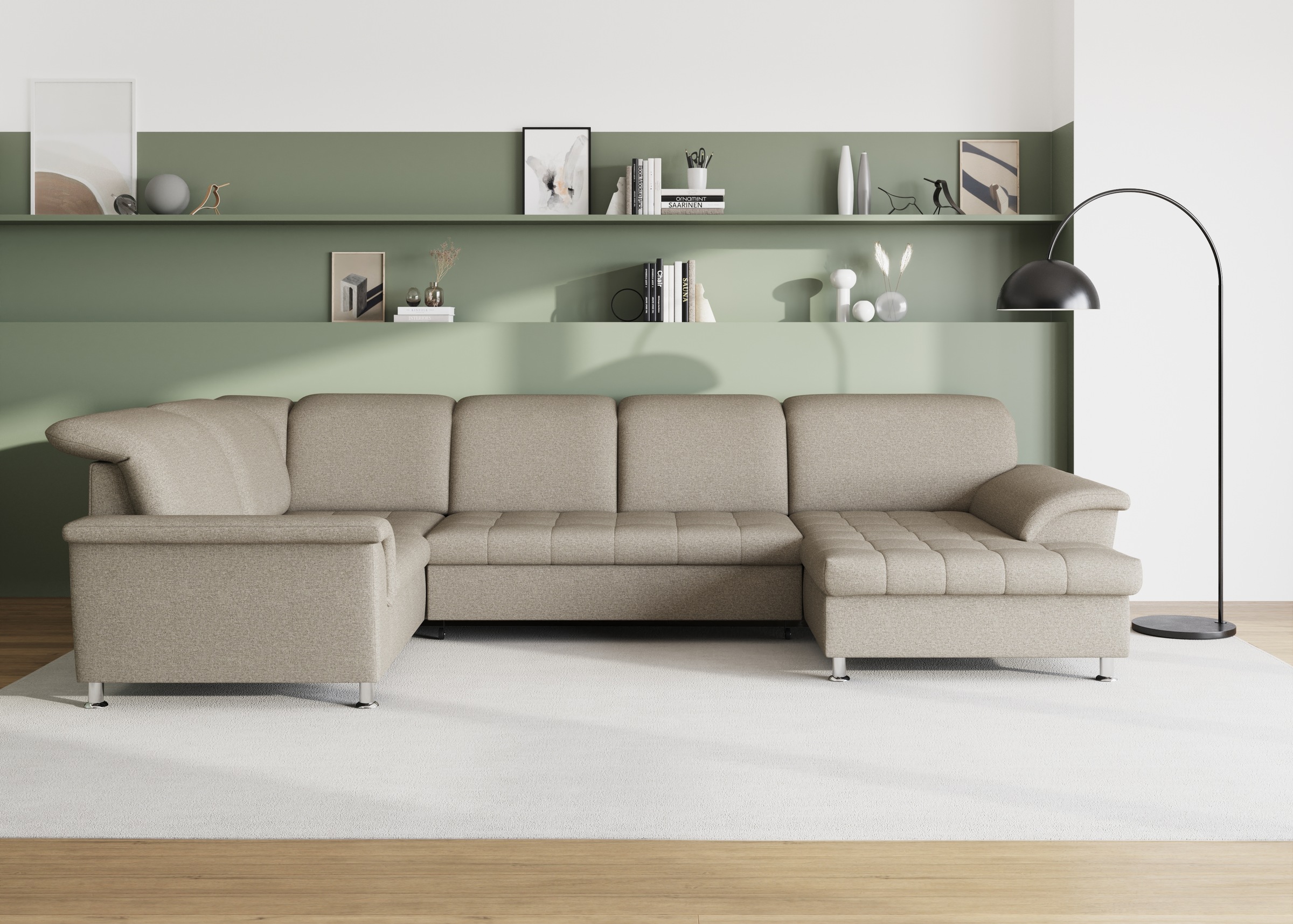 DOMO collection Wohnlandschaft »Franzi optional mit Bettfunktion, Bettkaste günstig online kaufen