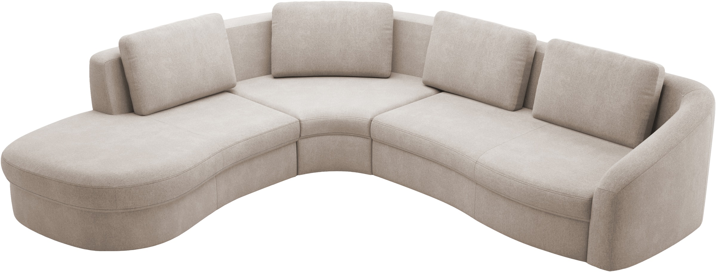 sit&more Ecksofa »Jazz L-Form«, In weiteren Größen erhältlich