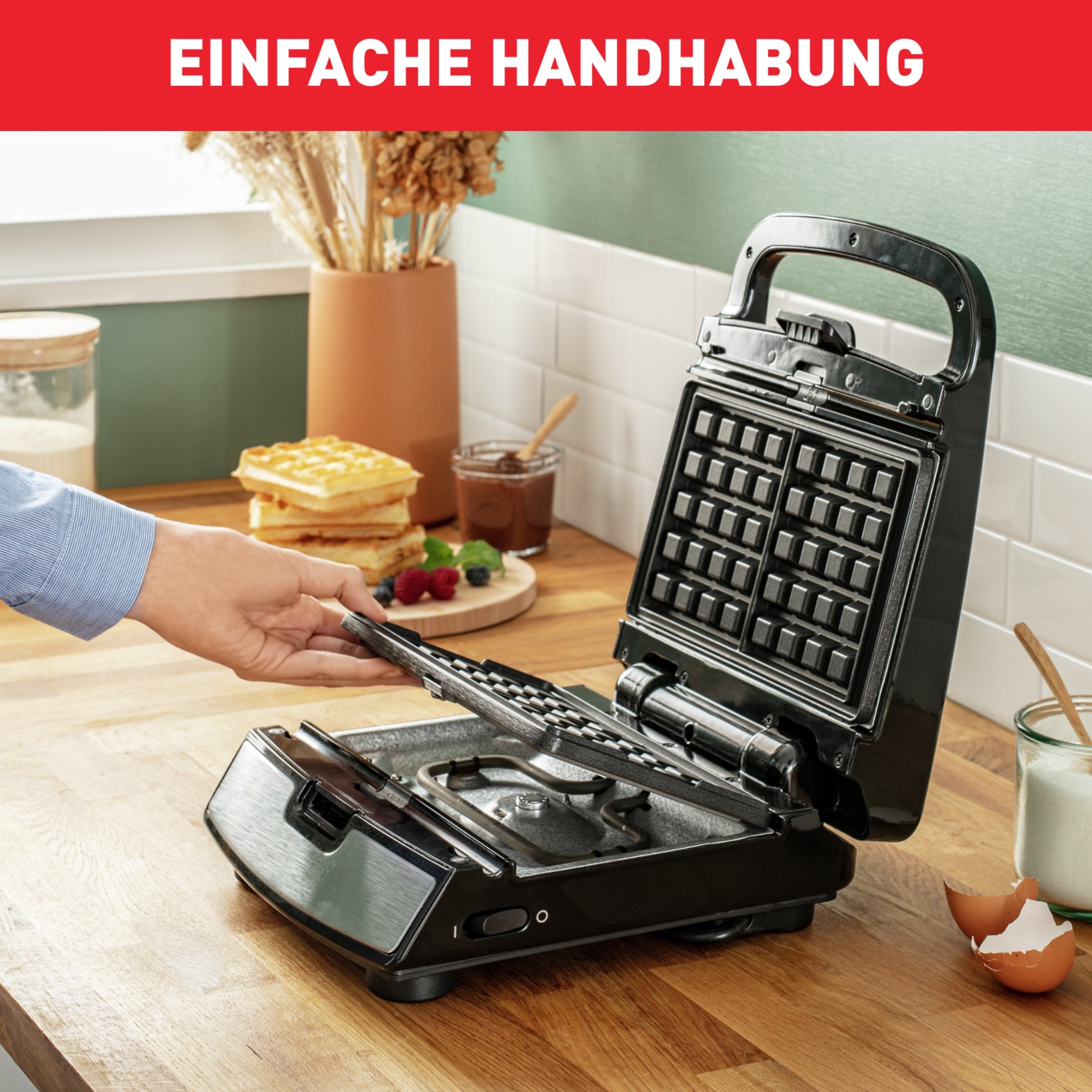 Tefal Waffeleisen »SW854D Snack Collection« 700 W inkl. 4 antihaft Plattensets, vielfältige Funktionen, erweiterbar