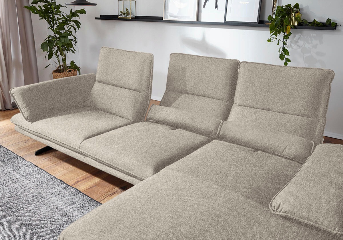 W.SCHILLIG Ecksofa "broadway, Designsofa mit tollem Sitzkomfort", Sitztiefe günstig online kaufen