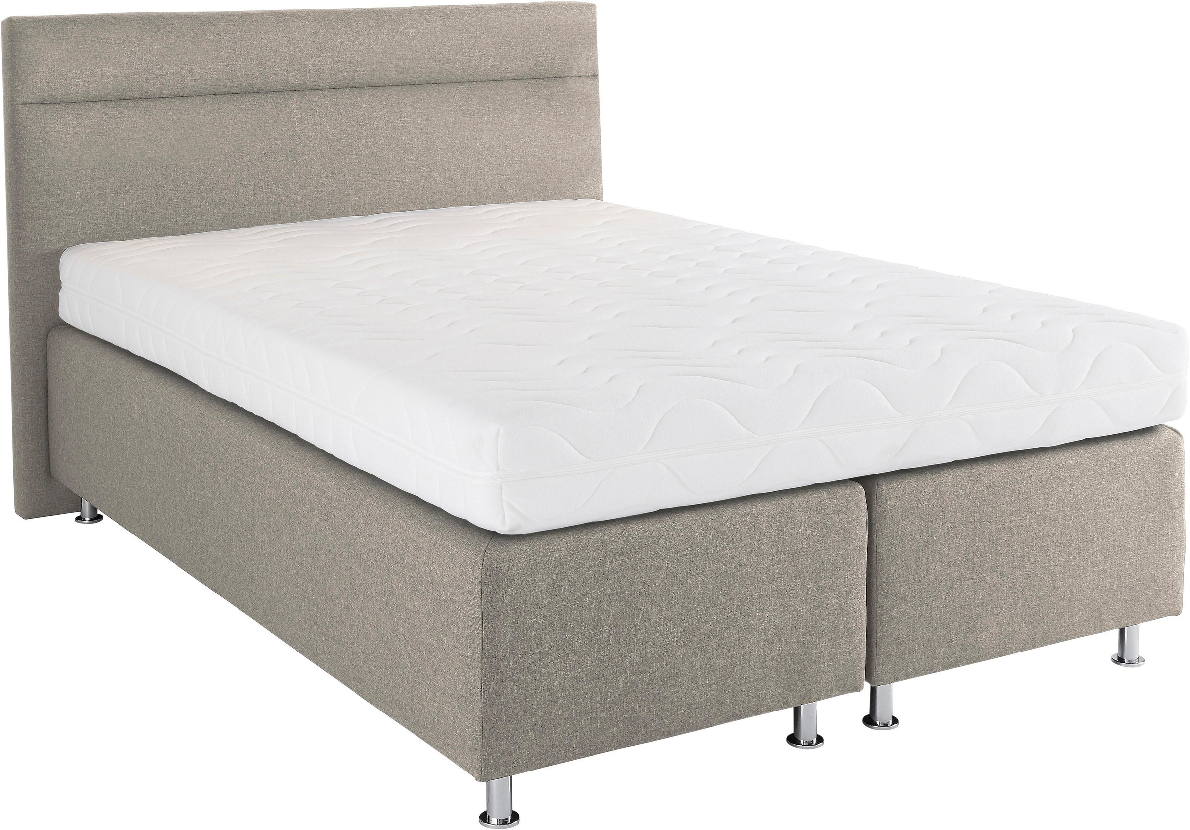 4 Boxspringbett wahlweise mit LED-Beleuchtung günstig online kaufen