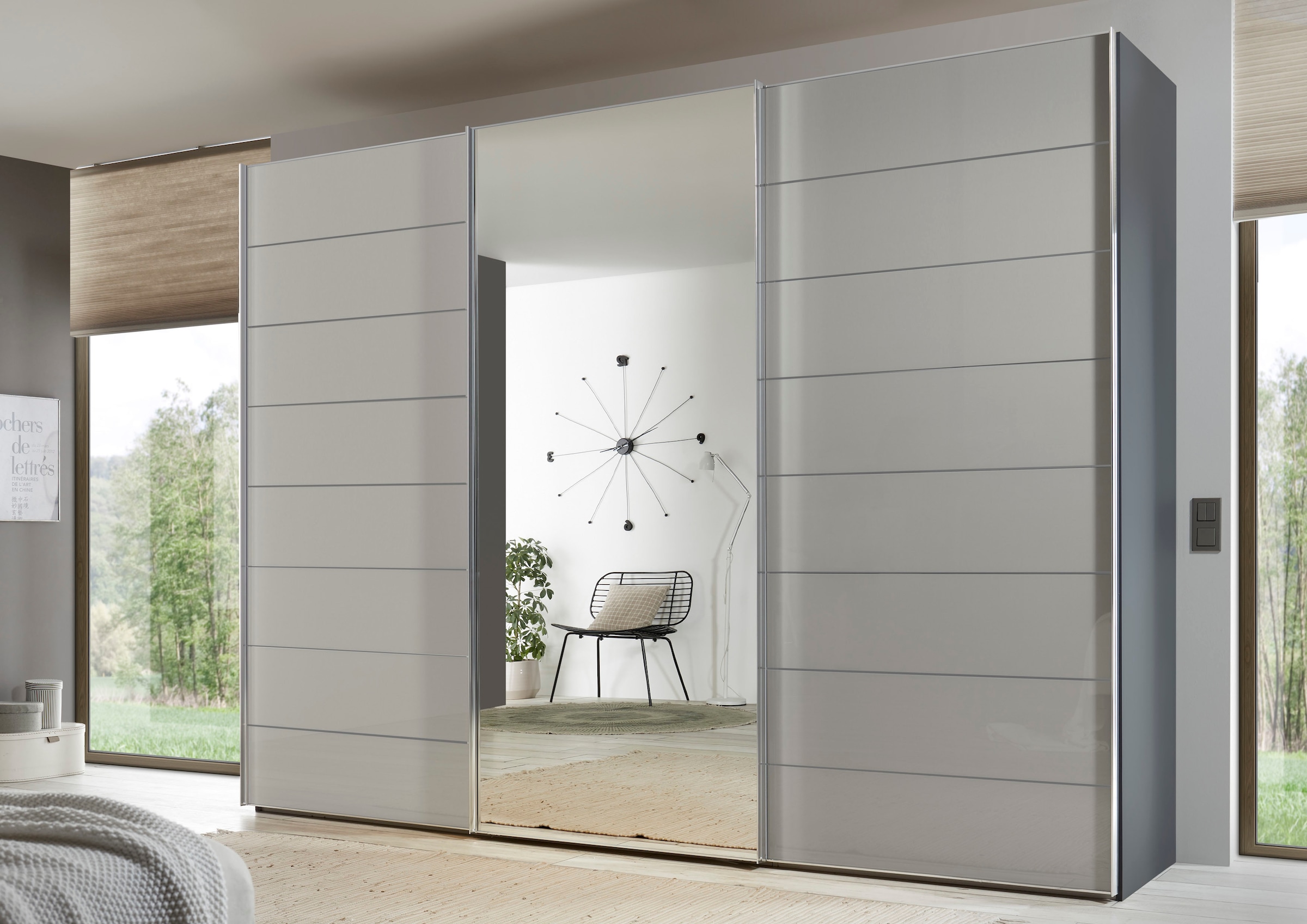 STAUD Schwebetürenschrank »Sonate Como mit Spiegel, in wertiger  Staud-Qualität, Made in Germany« in 4 verschiedenen Ausstattungsvarianten erhältlich,  viele Varianten