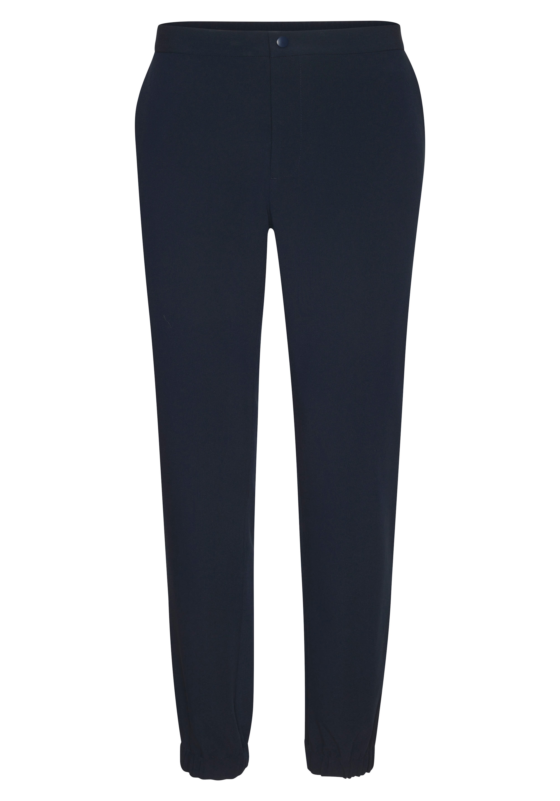 John Devin Stoffhose »mit elastischen Bündchen«  , aus leicht dehnbarer Webqualität