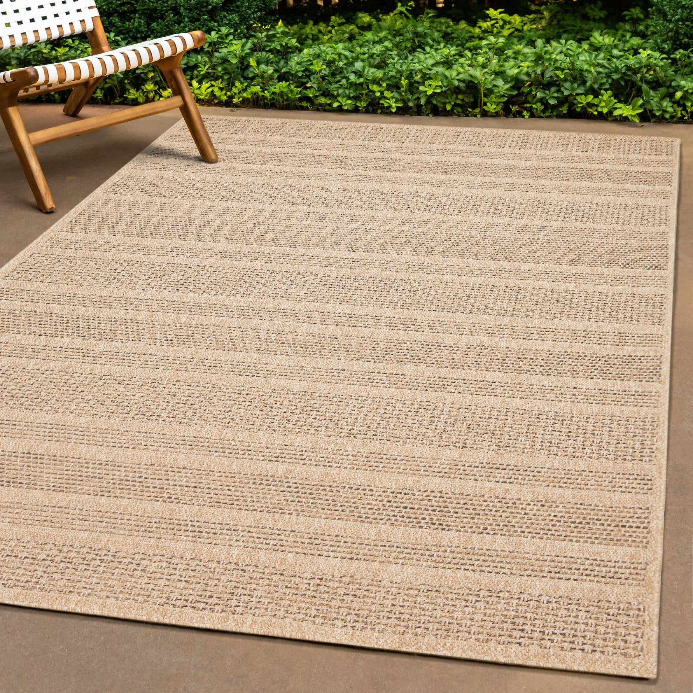 the carpet Teppich »Kansas«, rechteckig, 1 mm Höhe, moderner robuster In un günstig online kaufen