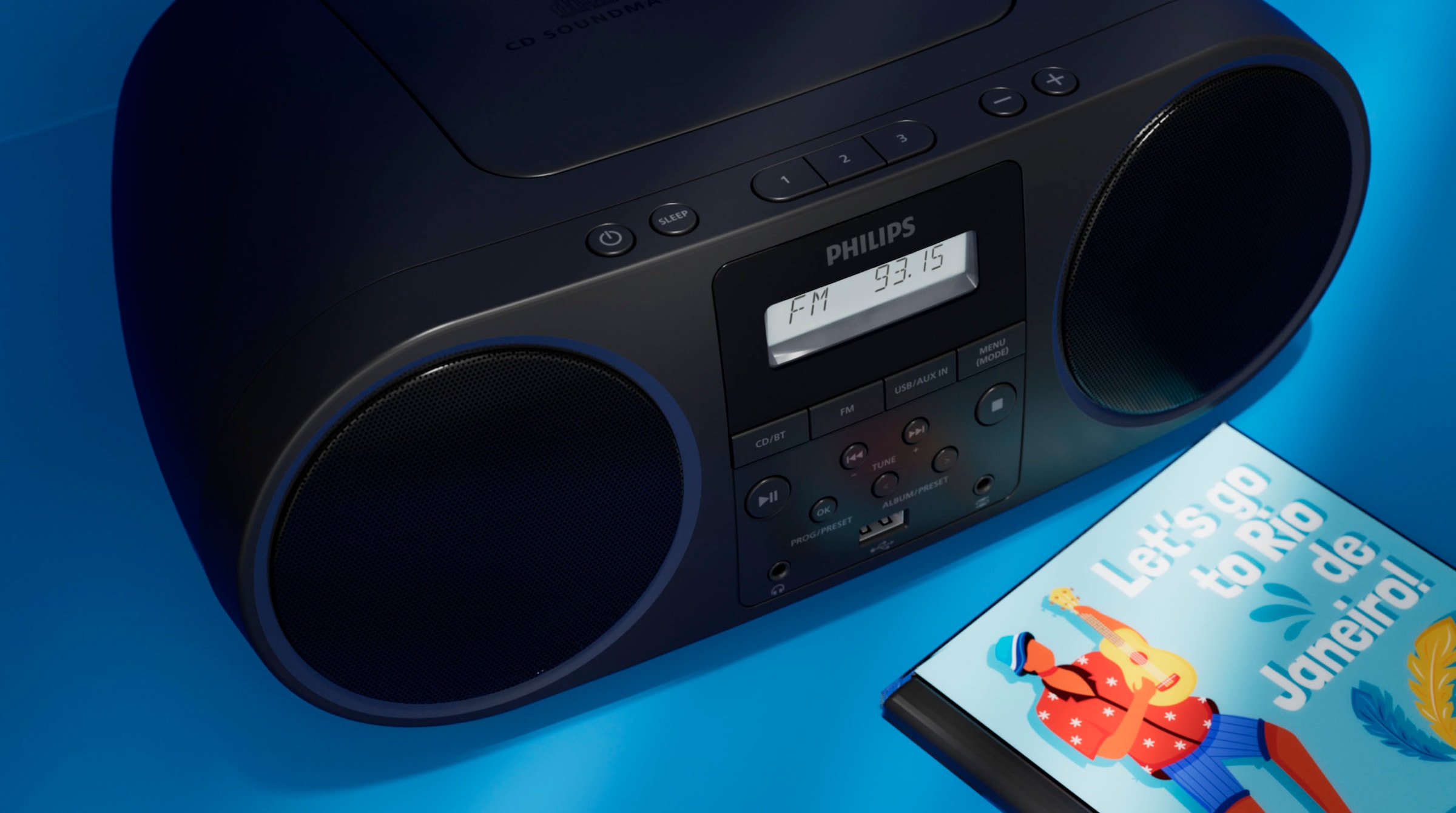 Philips UKW-Radio »TAZ5000/10«, (Bluetooth UKW mit RDS-FM-Tuner 4 W)