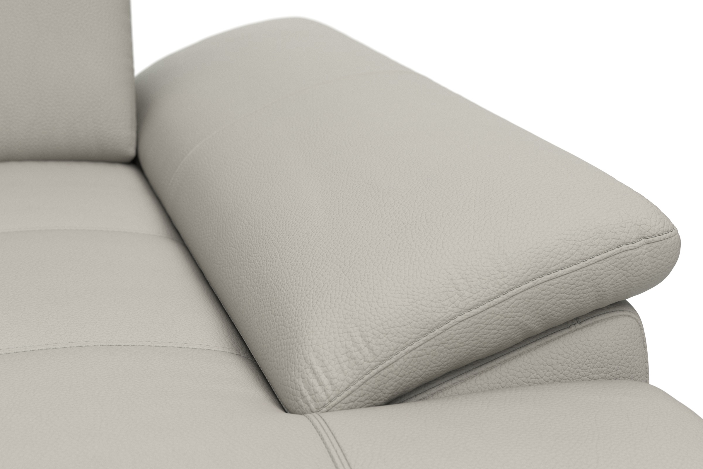 Places of Style Wohnlandschaft »Costello U-Form, B: 363 cm mit Sitztiefen-, Armteilverstellung &«, 3 Nierenkissen, optional Bettfunktion & Bettkasten