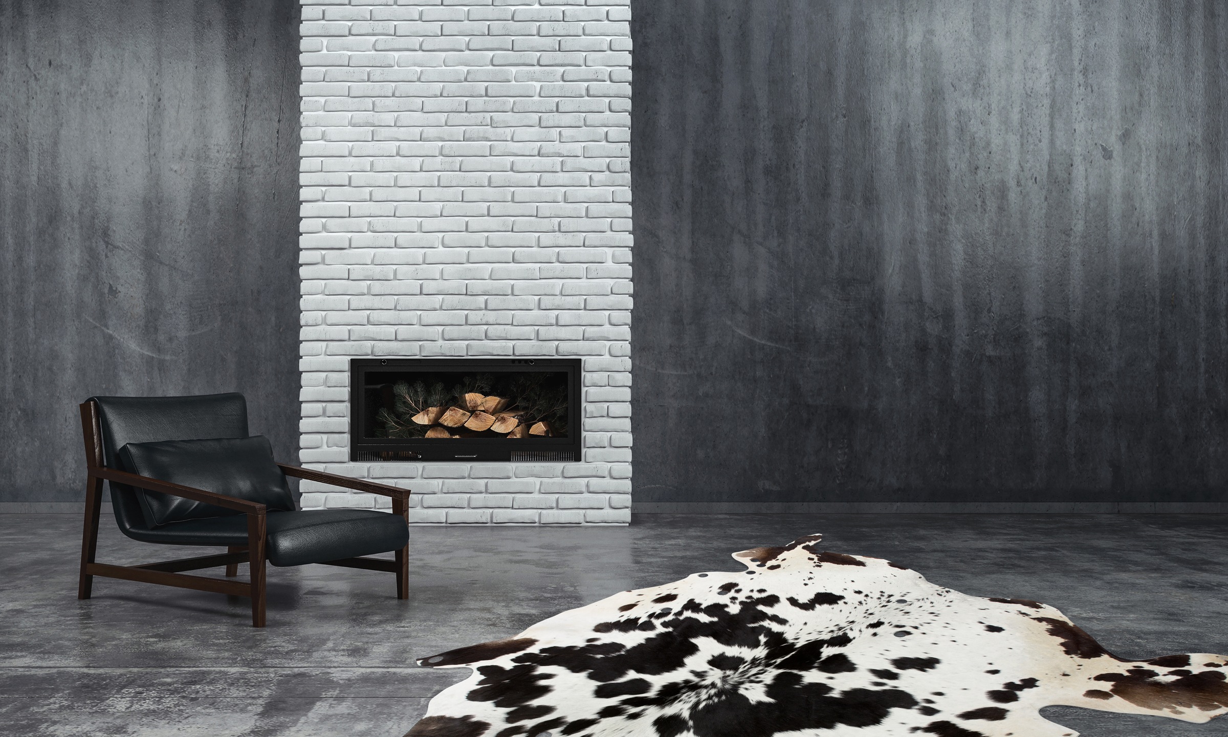 Kayoom Lederteppich »Glam 210 - Rinderfellteppich«, tierfellförmig, 3 mm Höhe, 100% Rindsleder, ca. Maße, naturbelassene Farbakzente