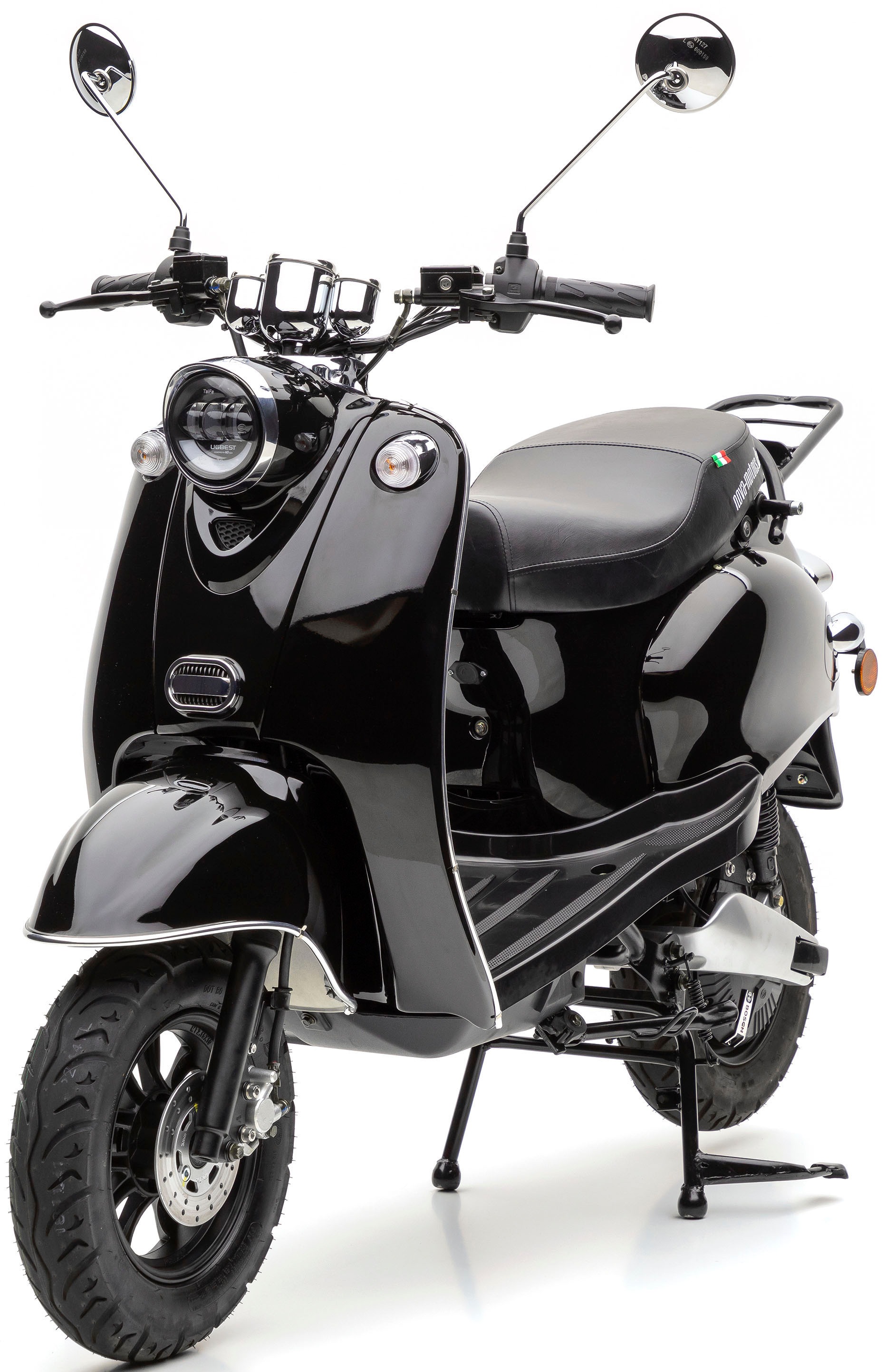 Nova Motors E-Motorroller »eRetro Star Li«, bis zu 40 km Reichweite, härteverstellbare Dual-Stoßdämpfer hinten