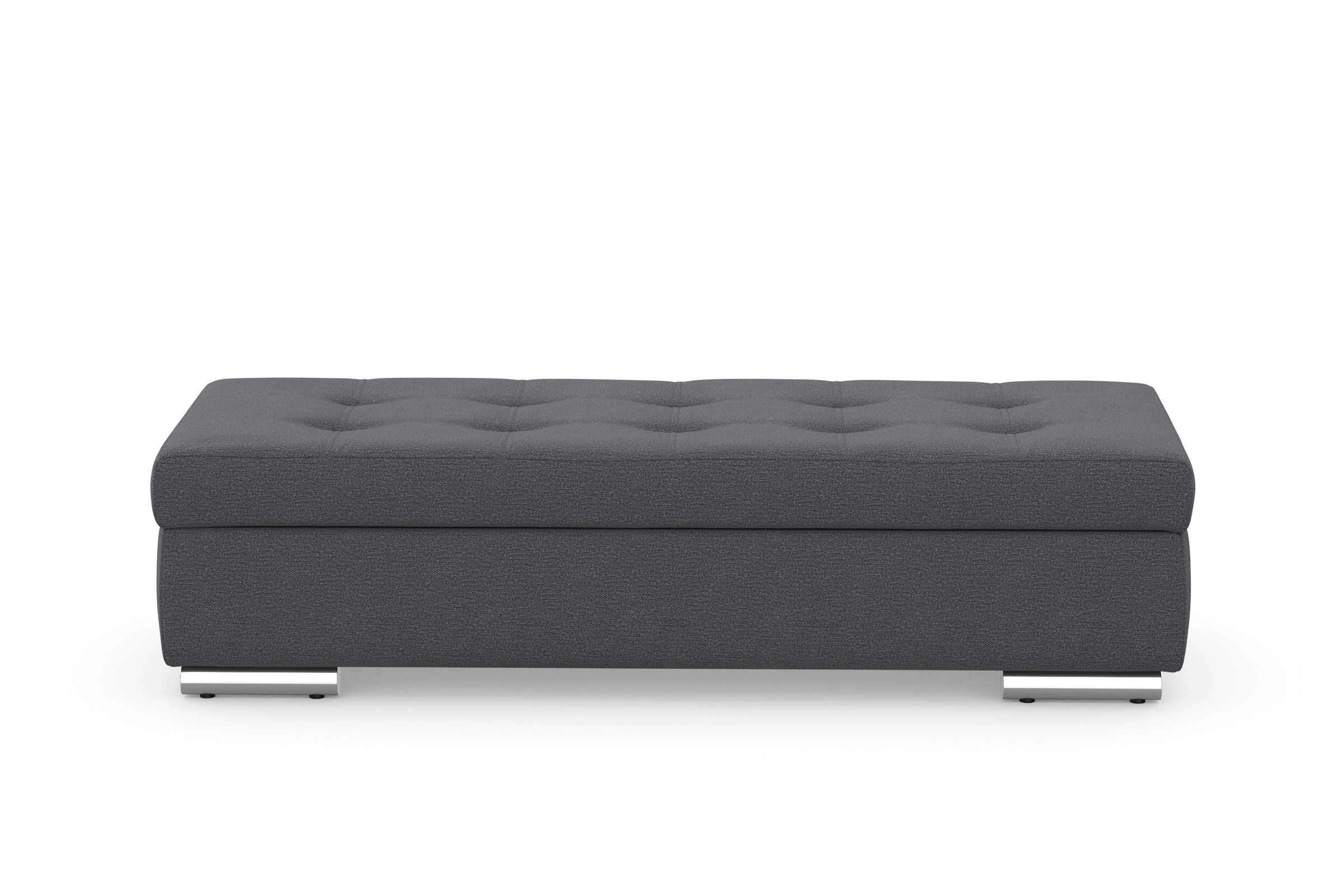 DOMO collection Hocker »Treviso XXL: B/T/H: 161/60/41 cm«, mit Stauraum, auch in Cord, passend zur Serie, moderne Steppung