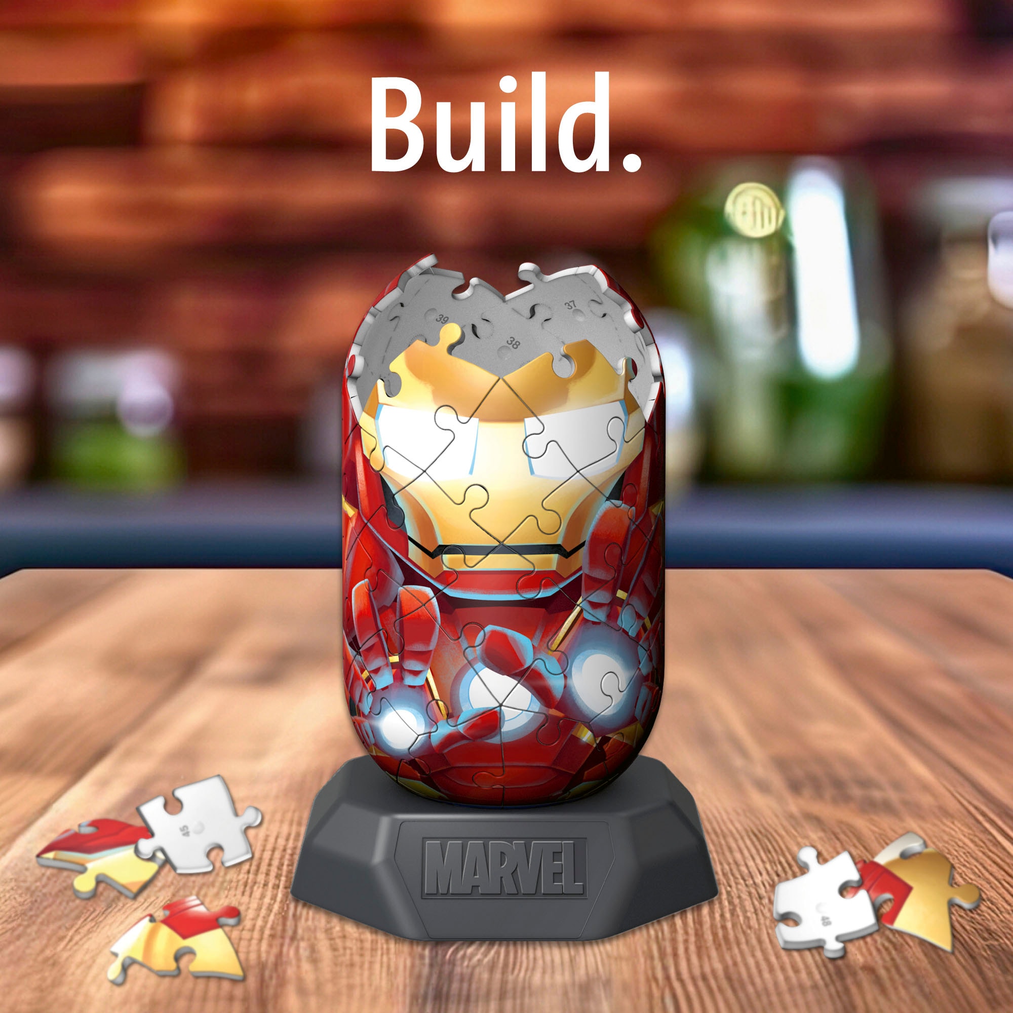 Ravensburger 3D-Puzzle »Marvel Heroes, Hylkies Sammelfigur #08 Iron Man«, Made in Europe