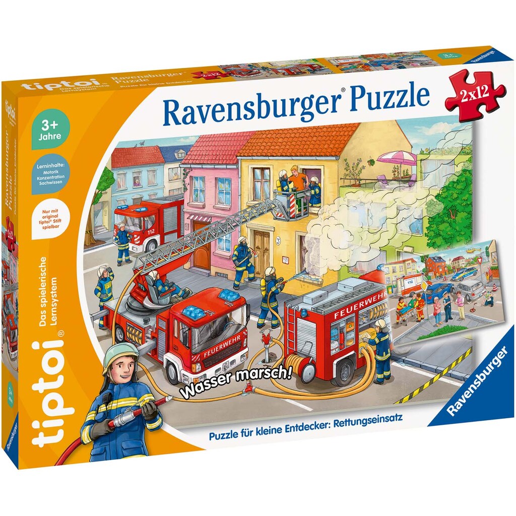 Ravensburger Puzzle »tiptoi® Puzzle für kleine Entdecker: Rettungseinsatz«