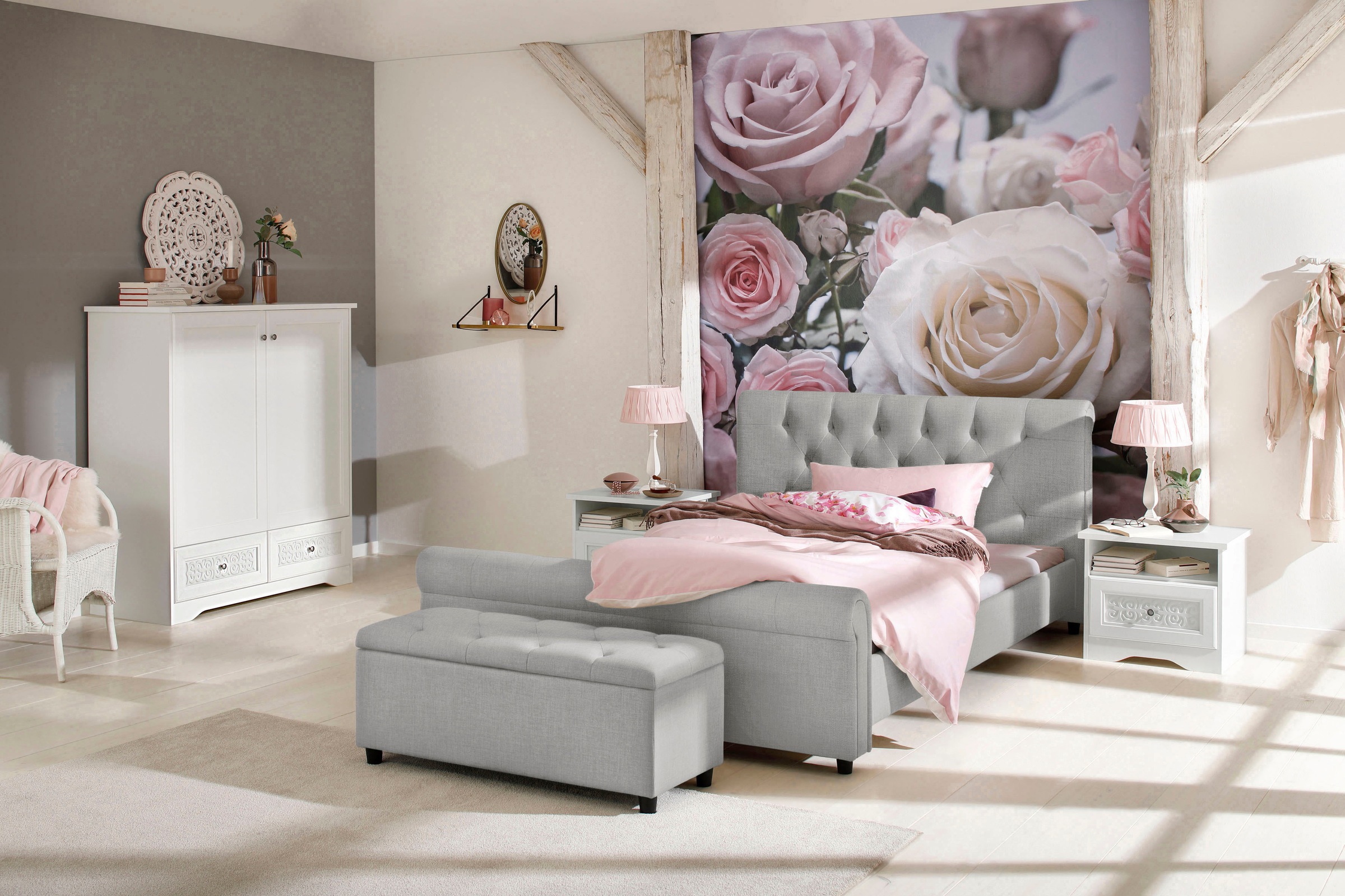 3. Bild von Home affaire Polsterbett »Goronna«, in 5 verschiedenen Farben und 4 Breiten