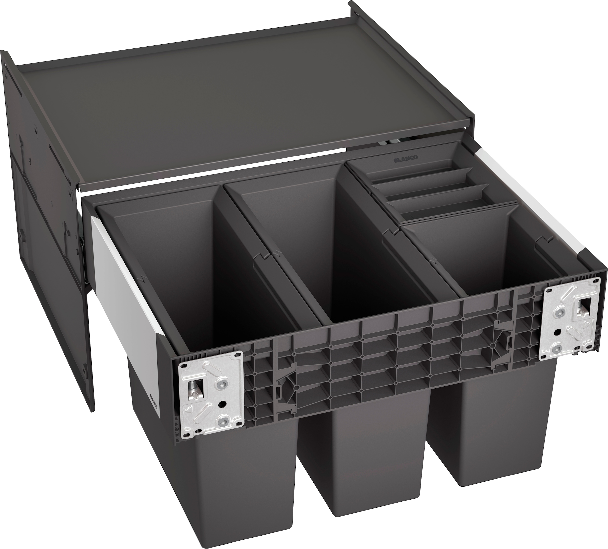 Blanco Mülltrennsystem »Select II 60/4«, 4 Behälter, Kunststoff, Stahlblech günstig online kaufen