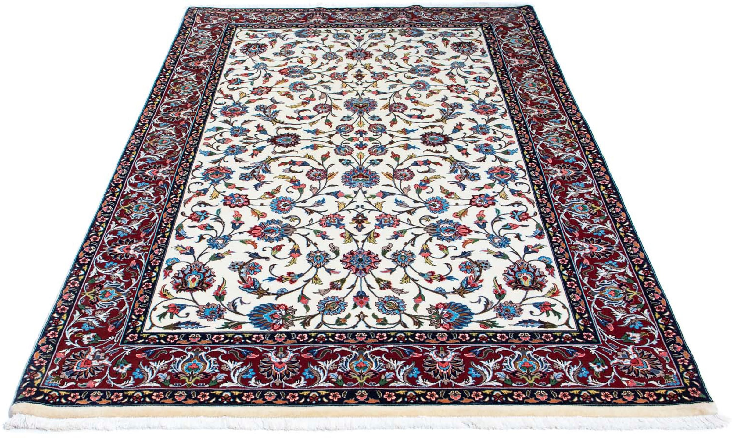 morgenland Orientteppich »Perser - Ghom - 218 x 137 cm - beige«, rechteckig günstig online kaufen