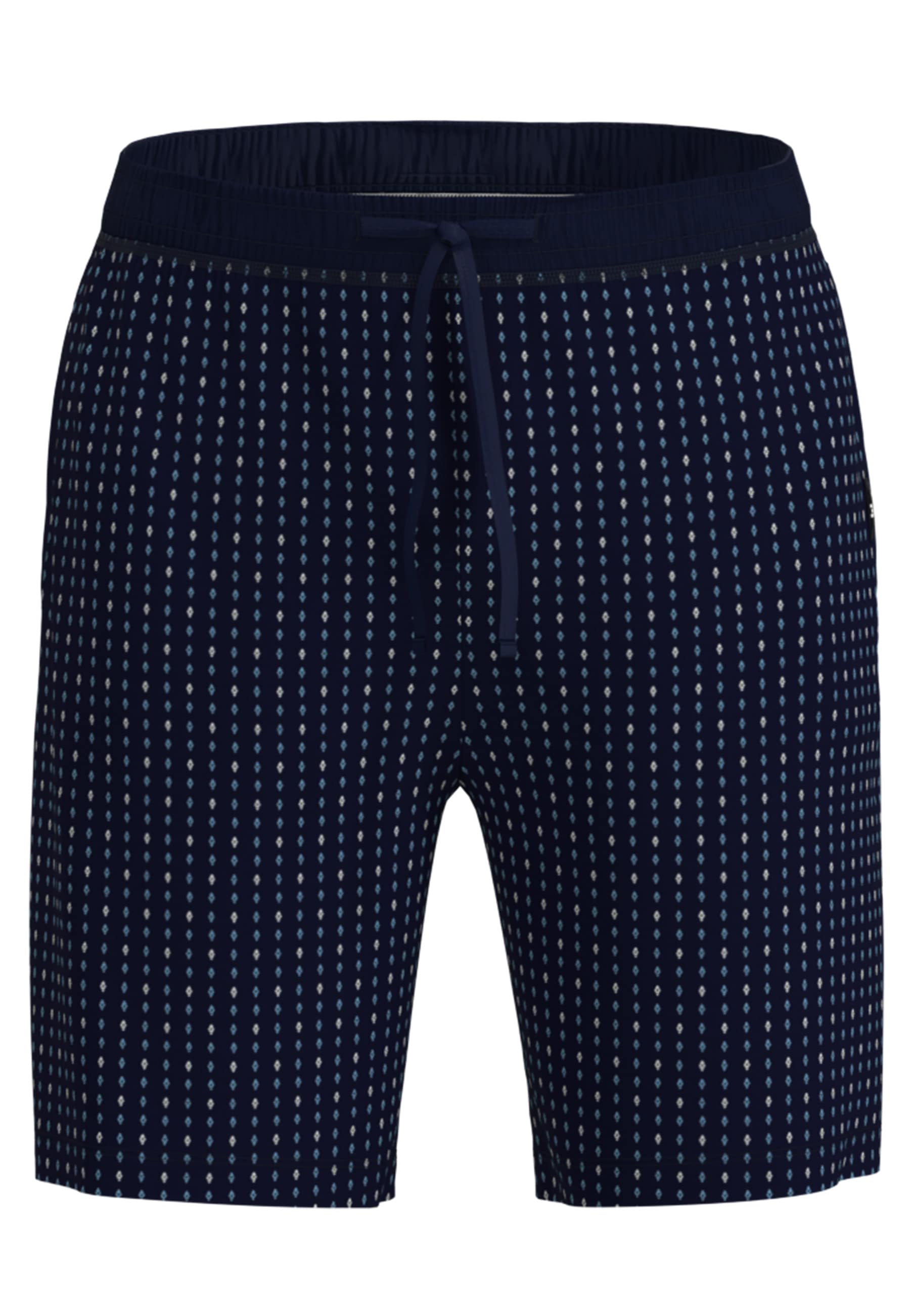 GÖTZBURG Bermudas »New York«  gemustert, kurz, mit Kordelzug, Baumwolle