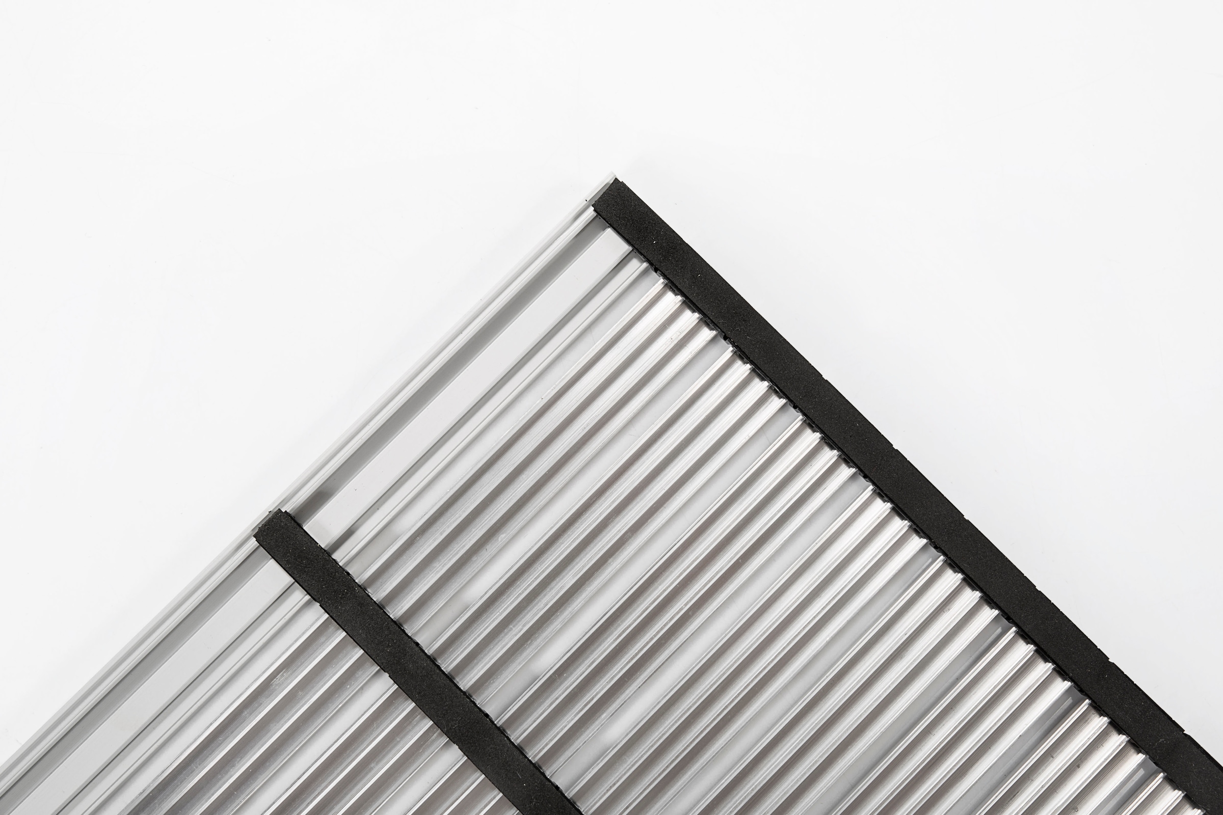 Andiamo Fußmatte »Alu-Türmatte Exclusive«, rechteckig, 10 mm Höhe, Schmutzfangmatte, In- und Outdoor geeignet