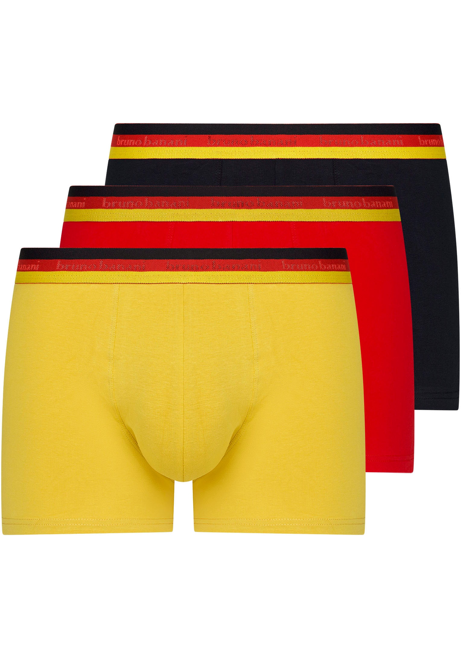 Retro Pants »Golden Goal«, (3er Pack), mit mehrfarbigem Bund