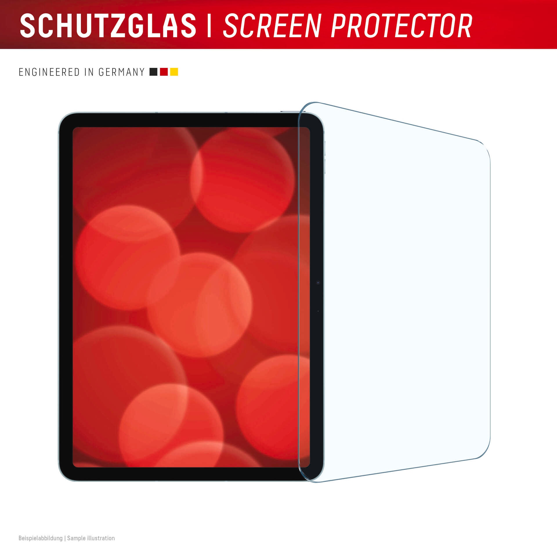 Displex Displayschutzglas »Tablet Real Glass« für Apple iPad Air 11'' (2026) Displayschutzfolie, Schutzfolie, Bildschirmschutz, kratz- & stoßfest