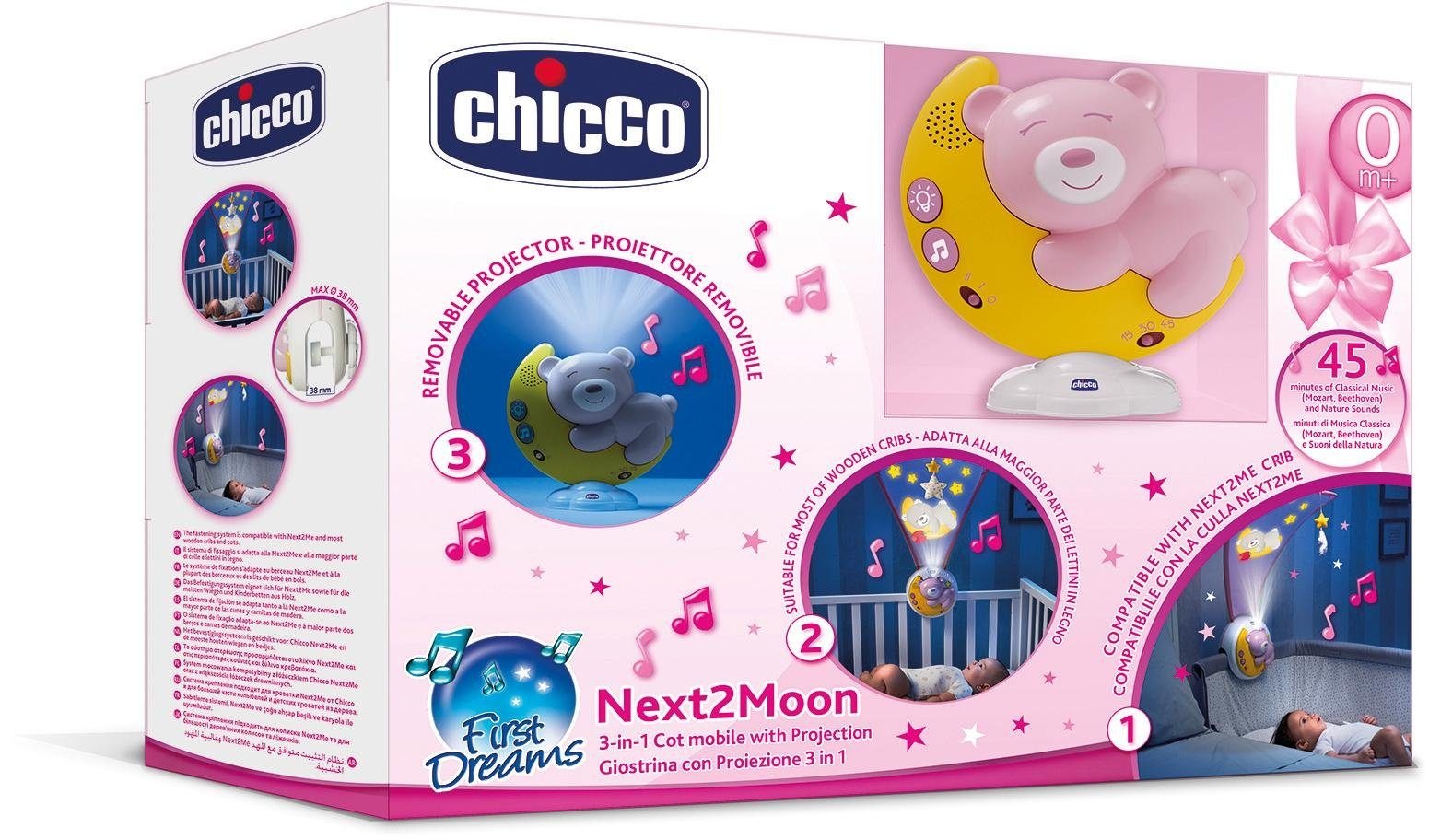 Nachtlicht und online bestellen Sound Chicco Licht Pink«, »Next2Moon, mit
