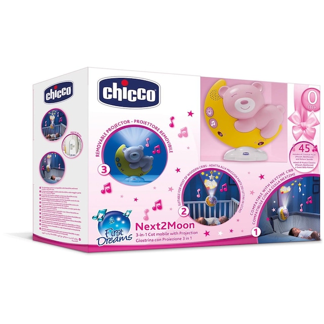Chicco Nachtlicht »Next2Moon, Pink«, mit Licht und Sound online bestellen
