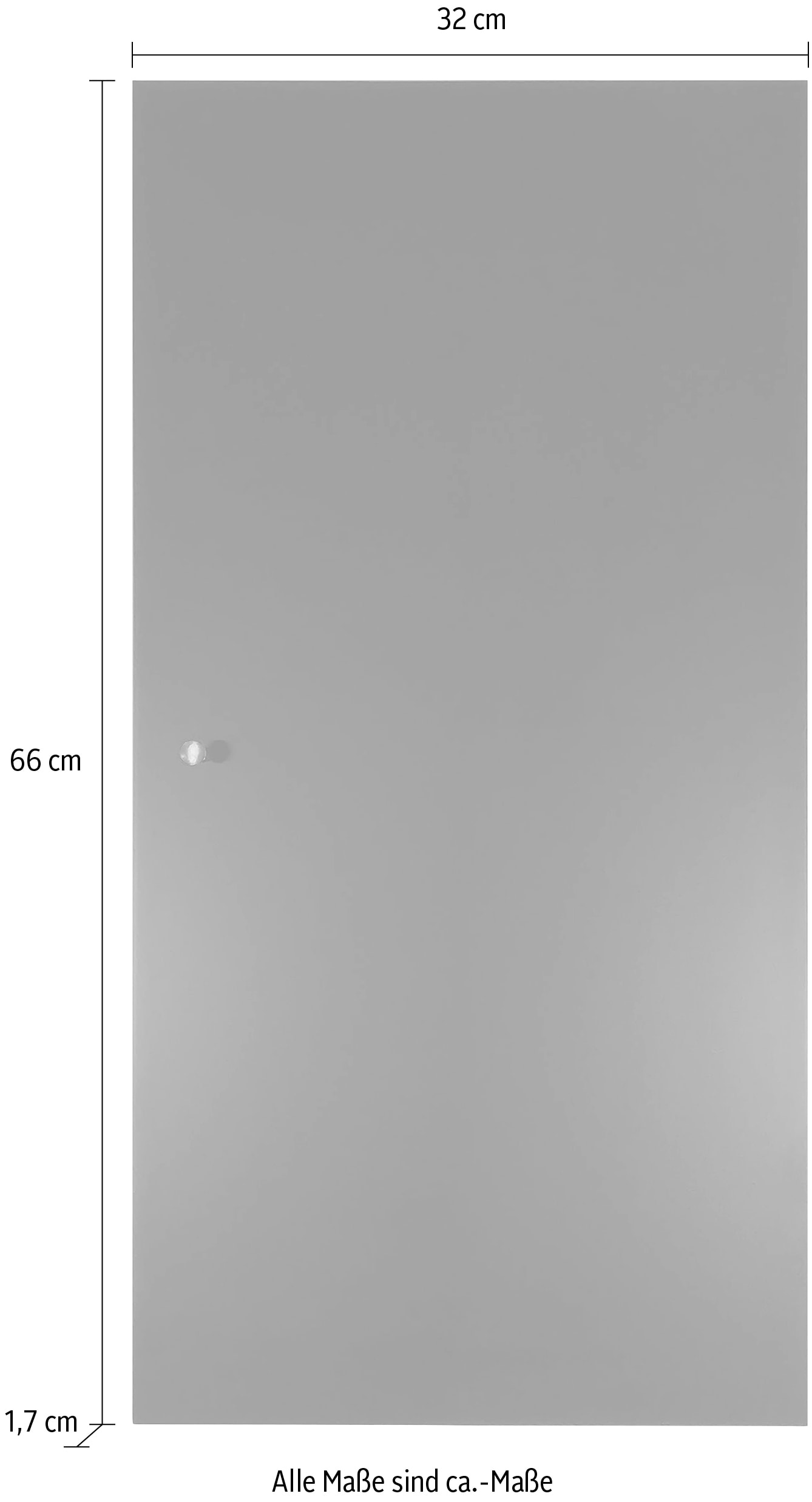 Hammel Furniture Türfront »Mistral Kubus 062, Tür passend zur Sideboard & Bücherregal«, (1 St.), für Korpus 025, 026, 116 und 117, Blick nach r. oder l., Breite: 32 cm