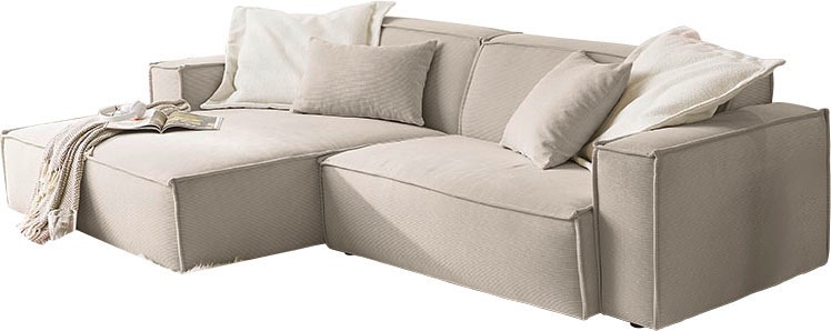 3C Candy Ecksofa »Matteo in elegant, kubischer Formensprache, bequem, L-For günstig online kaufen