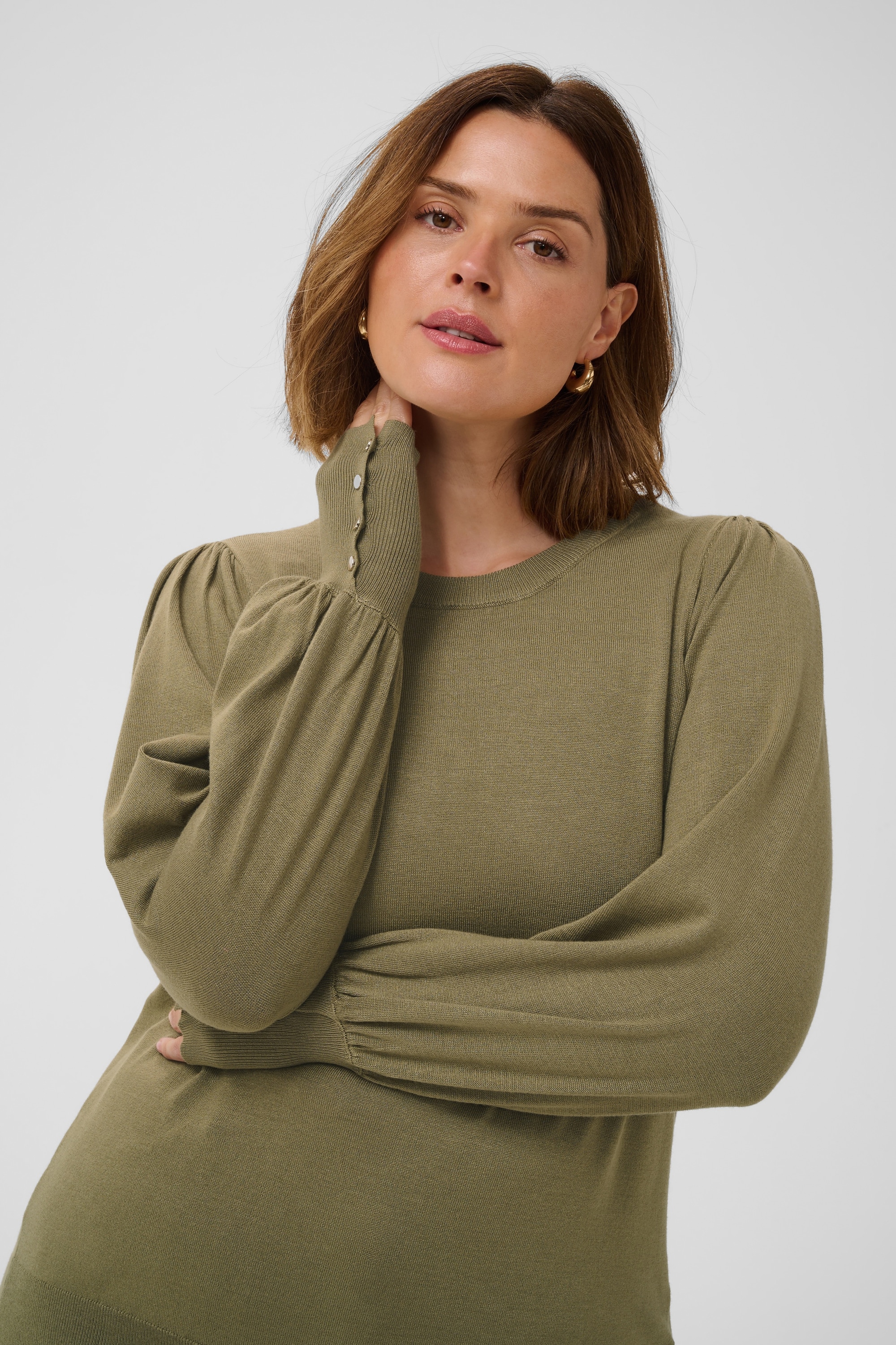 KAFFE Curve Strickpullover »Damen Strickpullover KClizzy«